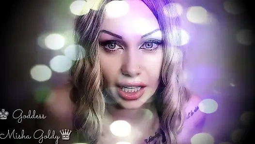 Мой сильный взгляд делает тебя глупым! Завораживающий зрительный контакт и ASMR и инструкция по дрочке