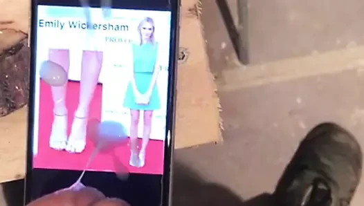 Cumtribute for Emily Wickersham and her feet