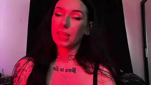 Slutty British Goth ASMR JOI