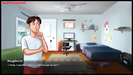 Summertime Saga Part 22 By DarkCookie - Horny Tenant Wants To Fuck BBW Sexy MILF Landlady In Her House