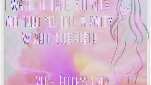 Sadece ses - sana Alex ismini vermek ve seni yarak emici yapmak istiyorum