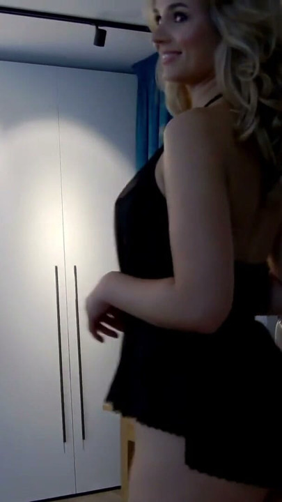 HelenWaldorf in Black Lingerie Seductive, Stunning, and Ready to Play | Clip 3