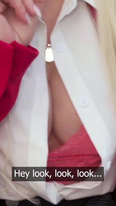 Captivating moment from "Public Agent - Big tits blonde MILF Carla Boom sloppy POV blowjob hard fast fuck outdoors"