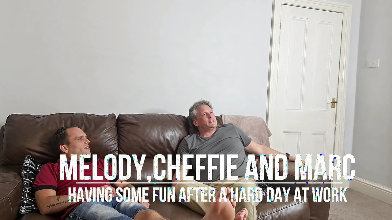 Having fun after a hard day at work