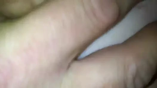 le feu au cul allumer par une bougie