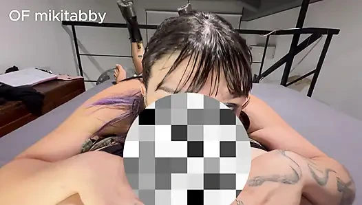 Bakış açısı sürtük çok seksi yarak emiyor