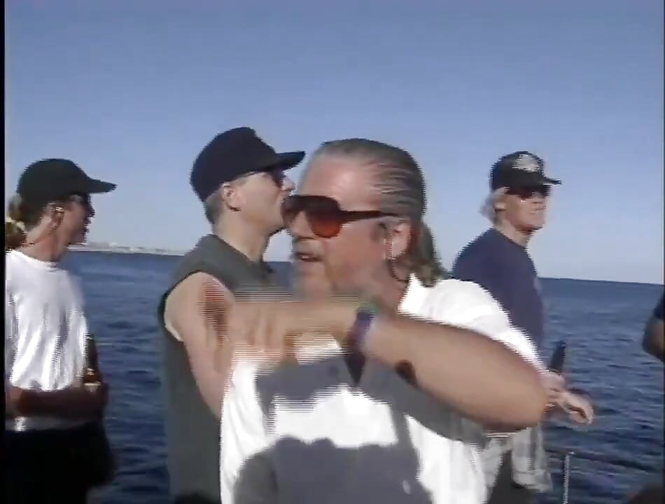 Sex orgy on the yacht pussy licking pussy fucking dildo playing