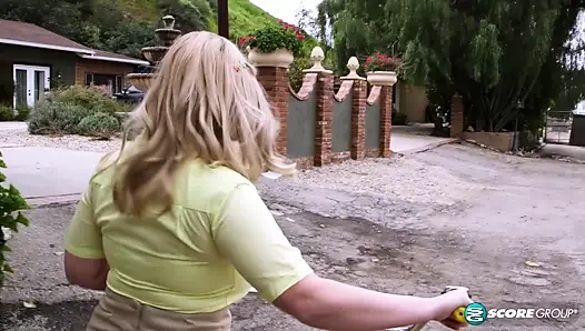 A girl and her bicycle
