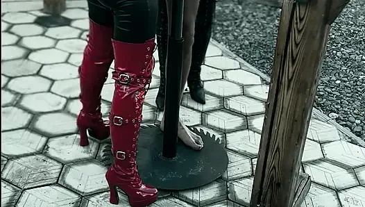 УМОЛЯЕТ ОСТАНОВИТЬСЯ - АДСКАЯ ПОРКА ТРОСТЬЮ - ШЛЕПАНЬЕ - ВЕРХОВАЯ КРОП