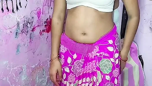 Stepsister's pussy fucked by stepbrother, Hindi sex