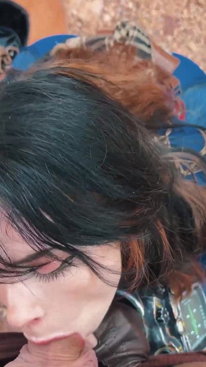 New Fallout Cosplay Porn Sweetie Fox - Sucked And Fucked For A Sip Of Water With A Stranger | Clip 1