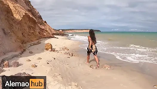 Wild Sex in with Dreadhot on the Most Paradisiacal Beach in Brazil