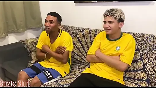 Naughty Stepmom Fucks Her Stepbrother's Friend During World Cup Game