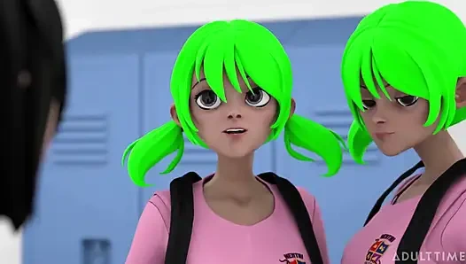 Хентай секс студентки эпизод 2 - хентай милфа с большими сисечками вымаливает сперму студента перед всем классом!