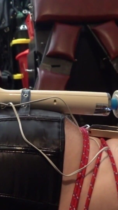 Bondage, Nipple E-stim, Penis Pump and Sounding on the Coffin Bondage Board | Clip 1