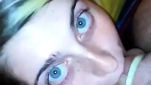 Great blue eyes slut