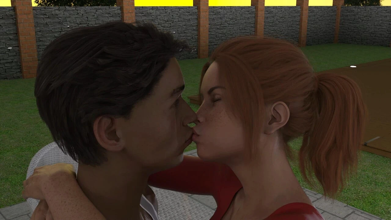 La esposa de mi hermanastro # 59 - John recibió un beso apasionado de Jennifer - demo