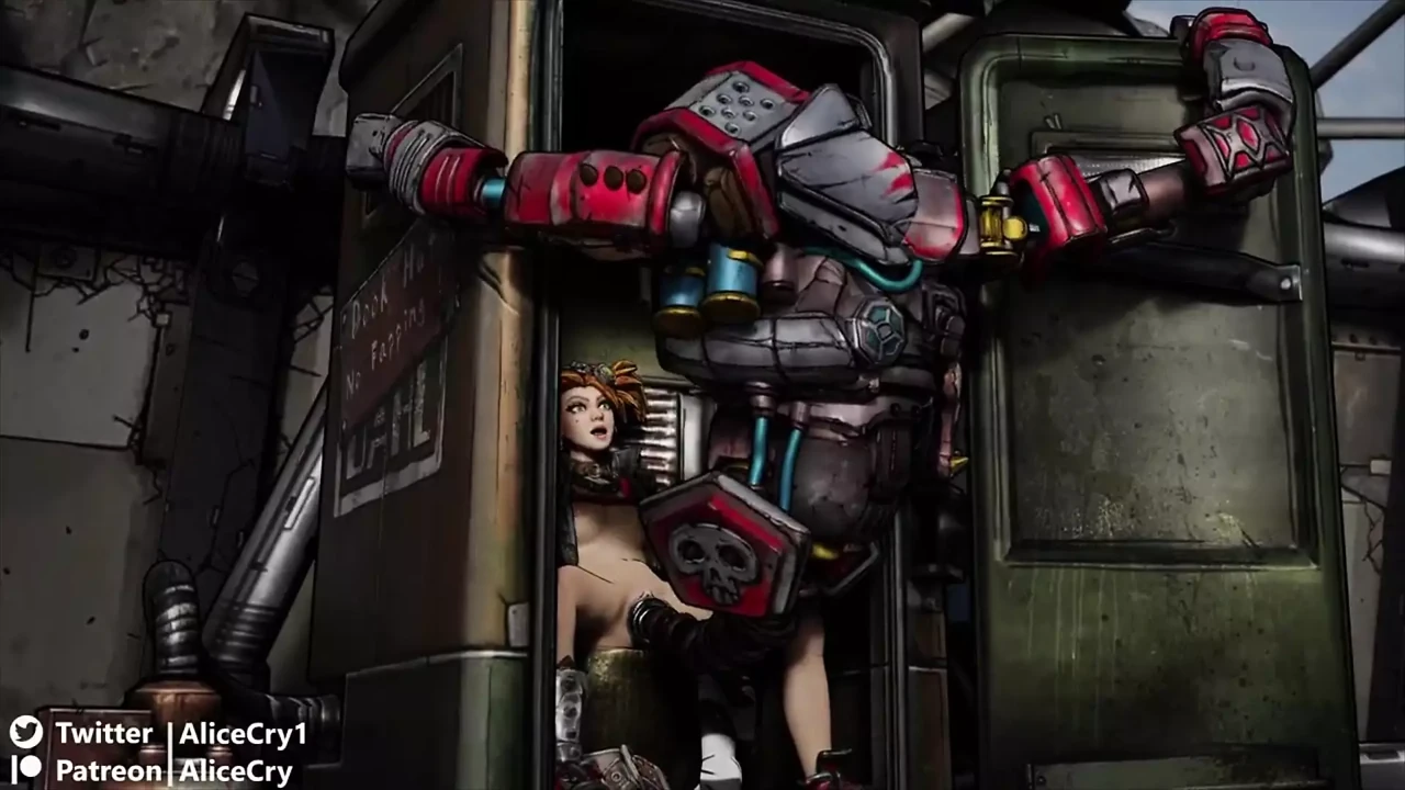 Borderlands 3 Gaige Gets Caught By Surprise and Fucked In a Porta Potty By Deathtrap