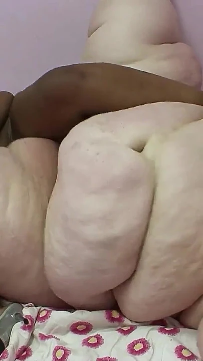 Spectacular moment from "Extremely fat black and white women at rare Lesbian Sex"