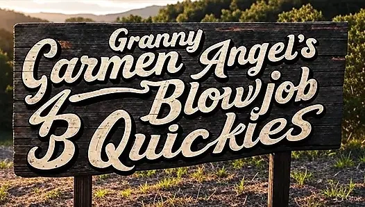 Granny Carmen's Blue Angel Stripper Cock Sucker 72323fap