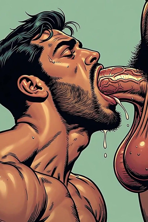 Muscle Hunks Sucking Dick (ai)