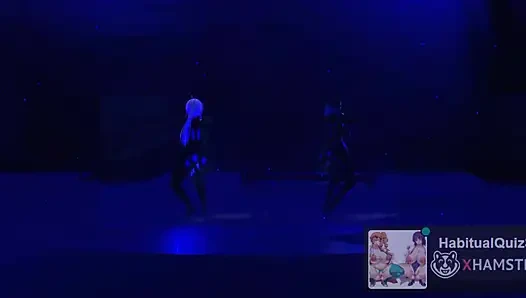 MMD R18 МИСТЕР УДАР YELAN GENSHIN HAKU ASS Kancolle Kantai косплей хочет жестко трахнуть Ai, 3D хентай