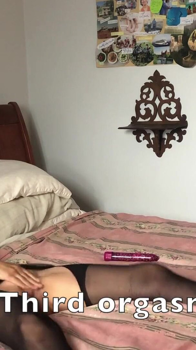 Key moment from "Amateur Granny in Lingerie Makes Video for Handsome New Neighbor"