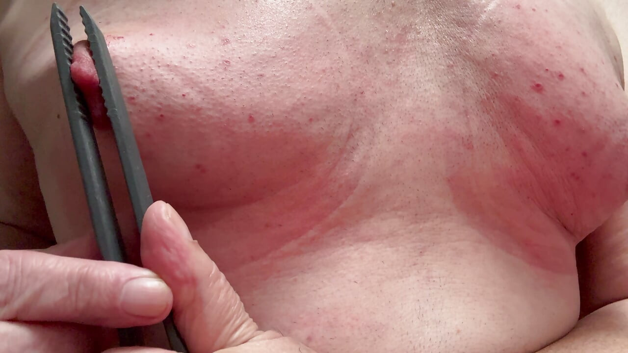 Special treatment of my tits and nipples