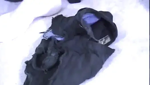 Very vintage anal interracial threesome