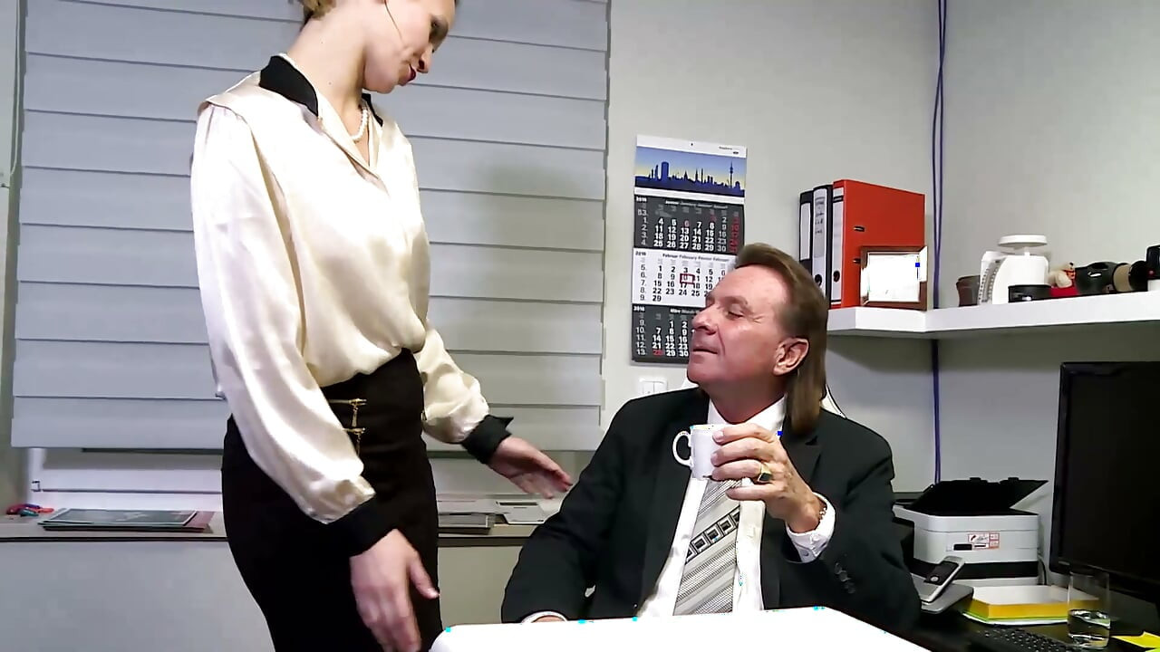 My boss loves my pussy...fucking in office