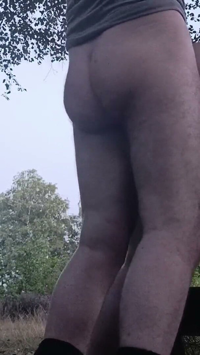 Fucking in public at the lake on a park bench while danger was on spectators, Risky sex | Clip 2
