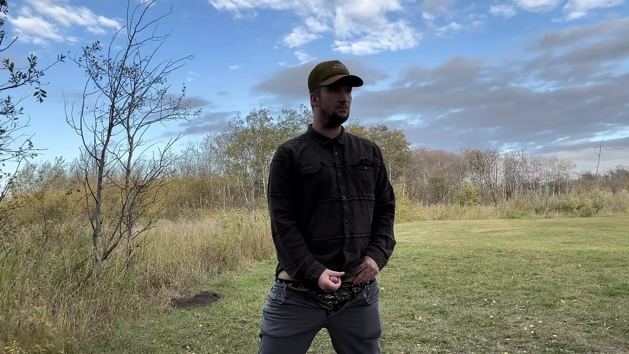 Campsite jerk off