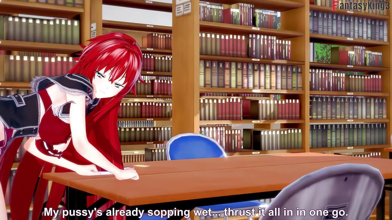 Rias Gremory làm tình trong thư viện - DXD NTR Madness Series