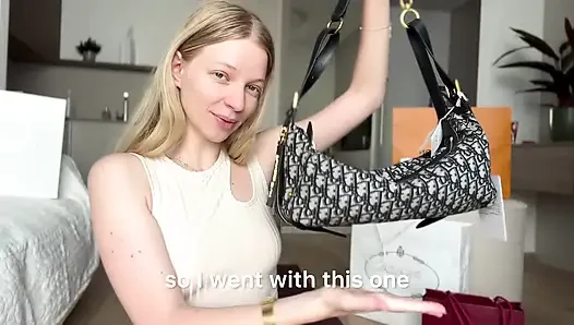 Findom luxury alışveriş vurgun 12k $ ağır boşaltma
