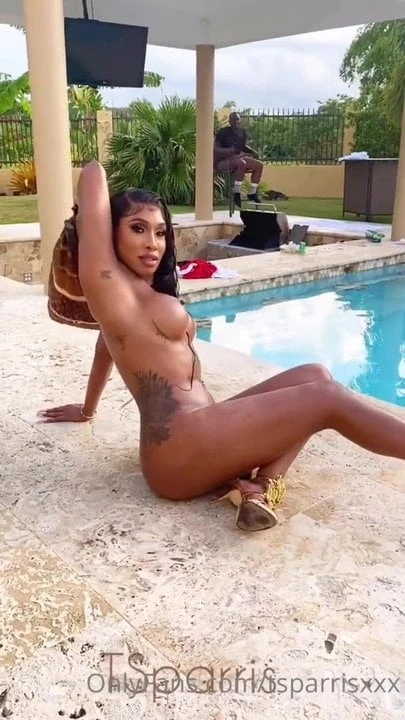 Sexy Big Booty Tranny sirraP Twerk