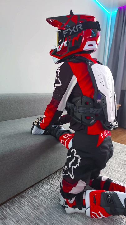 Playing with Motorcycle Boots