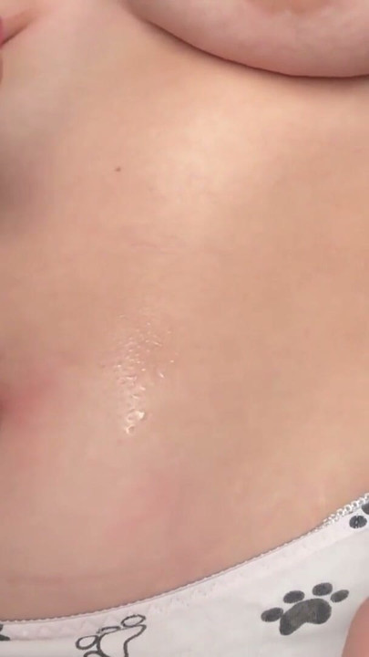 belly button fingering and oiling masturbation | Clip 1