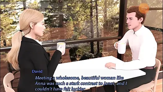 A perfect marriage #2 - David and Anne got married.