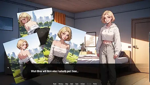 A Hot Redhead Stripper Gives a Lap Dance- Welcome to Port Haven #4 Gameplay