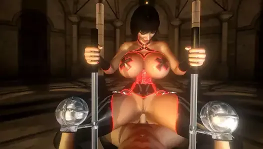 SFM VR 3D Latex Mistress Jeanette slave ruined orgasm