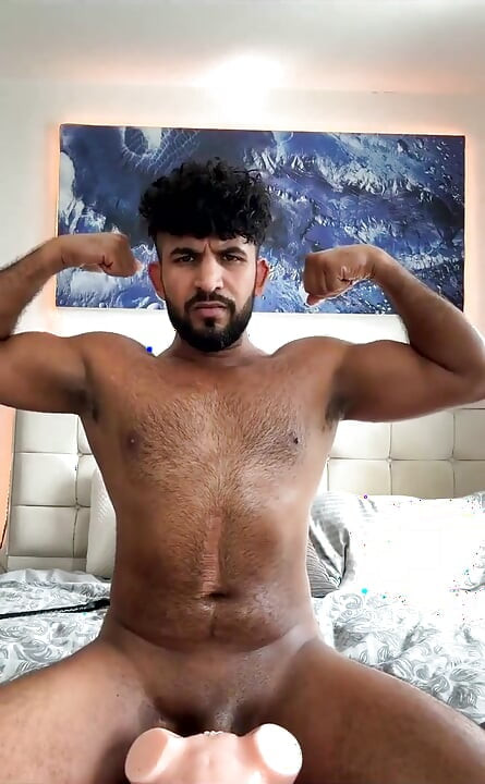 Masturbating on Webcam