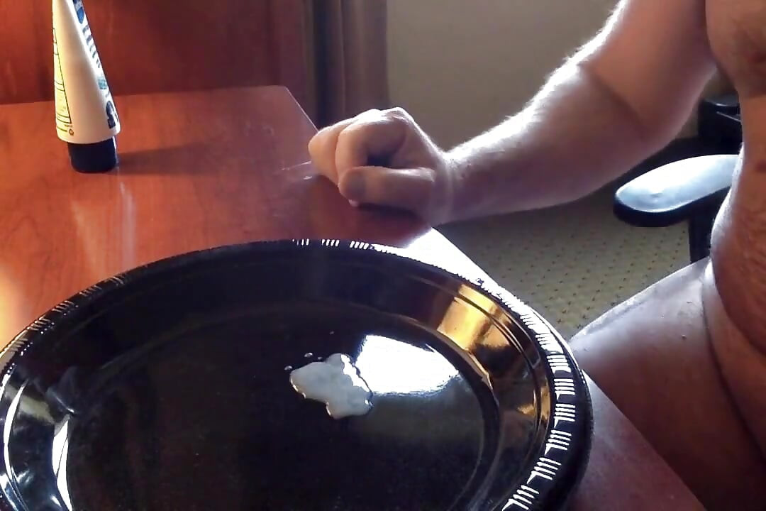 I Ejaculate on a Plate and Slurp up My.