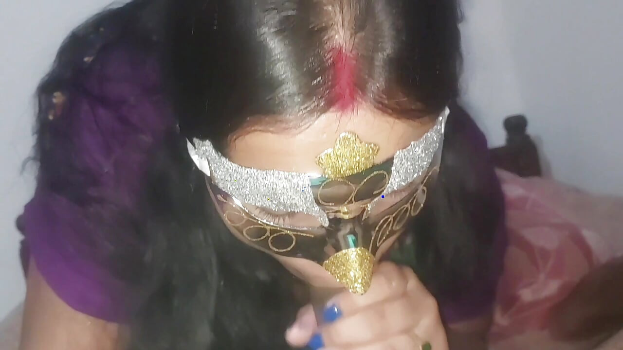 Wife blowjob with face mouth creampic