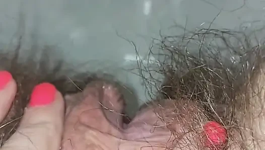 Pissing Woman in the Toilet
