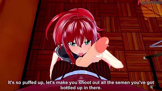 Rias Gremory sex in the Library - DXD NTR Madness Series