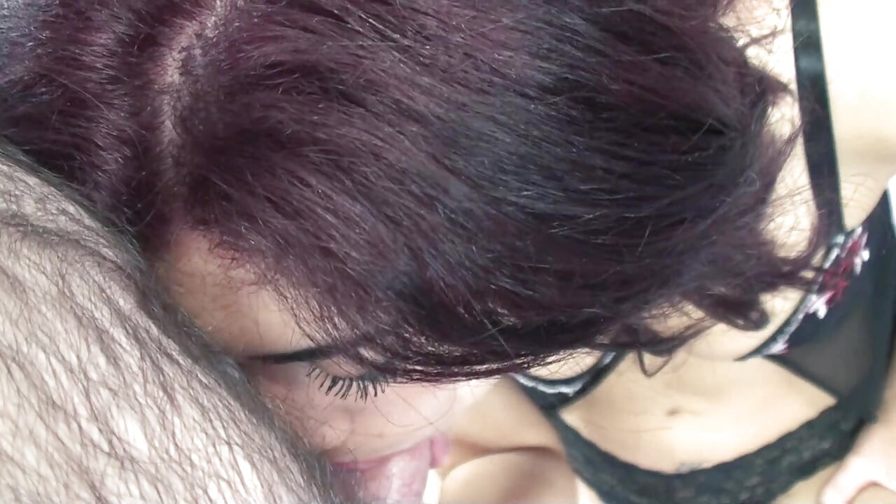 Cock sucking hard in pov