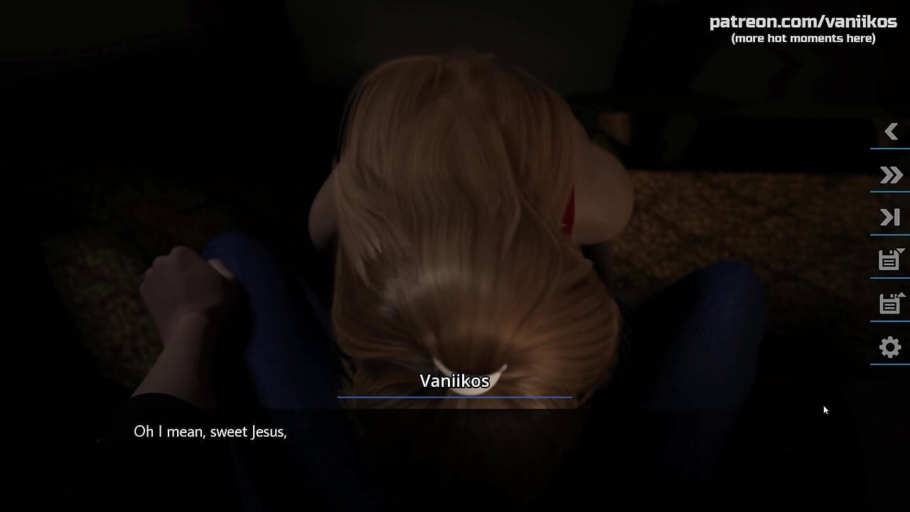 Dreams of Desire | Risky blowjob in cinema. Big boobs blonde teen got horny and decided to suck some big dick | Part 6