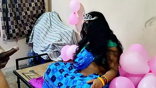 Indian Housewife on Her Birthday