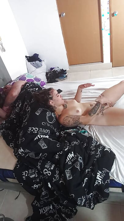 I masturbate in front of my horny stepdad