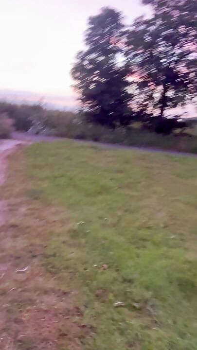 Dogging spot risky barefoot nude walk